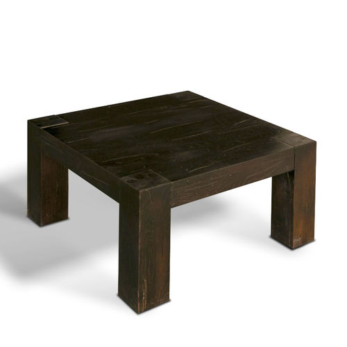 Table basse rustique - LENA - Ecomatrix SRL - en chêne / avec piètement en chêne / carrée