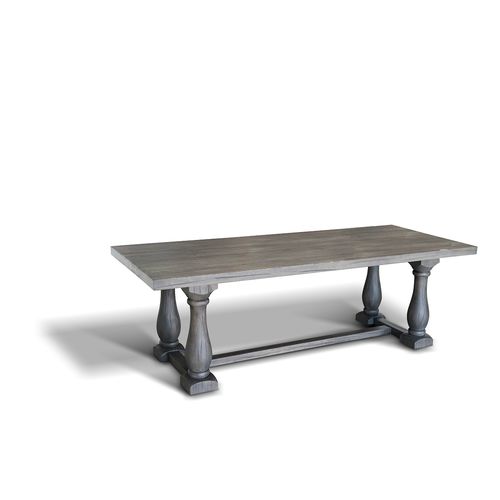 Table de style rustique - FIRENZE - Ecomatrix SRL - en chêne / avec piètement en chêne / rectangulaire