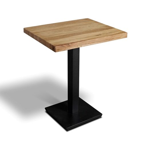 Table contemporaine - CRUSH - Ecomatrix SRL - en chêne / avec piètement en acier / avec piètement en acier peint
