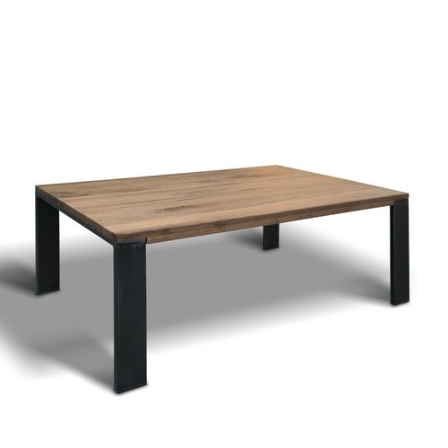 Table basse contemporaine - GEORG - Ecomatrix SRL - en chêne / avec piètement en acier peint / rectangulaire