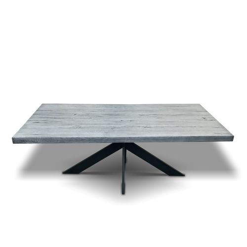 Table contemporaine - SPIDER 1 - Ecomatrix SRL - en chêne / avec piètement en acier peint / rectangulaire