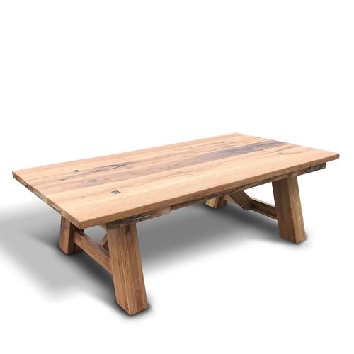 Table basse contemporaine - CASTLE - Ecomatrix SRL - en chêne / avec piètement en chêne / rectangulaire