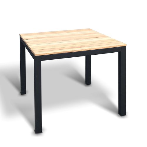 Table contemporaine - TERRACE - Ecomatrix SRL - en chêne / avec piètement en acier peint / rectangulaire