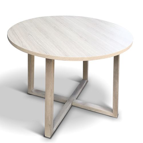 Table contemporaine - TROCADERO - Ecomatrix SRL - en mélaminé / avec piètement en chêne / avec piètement en hêtre