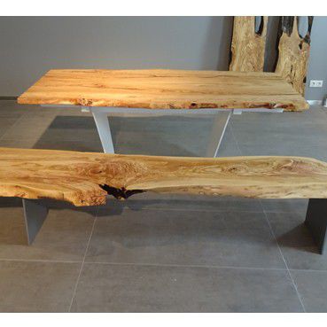 Table à manger contemporaine - SOLID OLEA - Schulte Design GmbH - en bois massif / rectangulaire / à rallonge