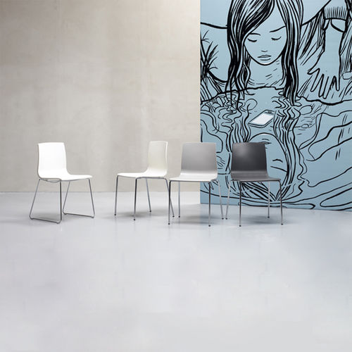Chaise contemporaine - Alice - SCAB GIARDINO SPA - d'extérieur / d'intérieur / en hêtre