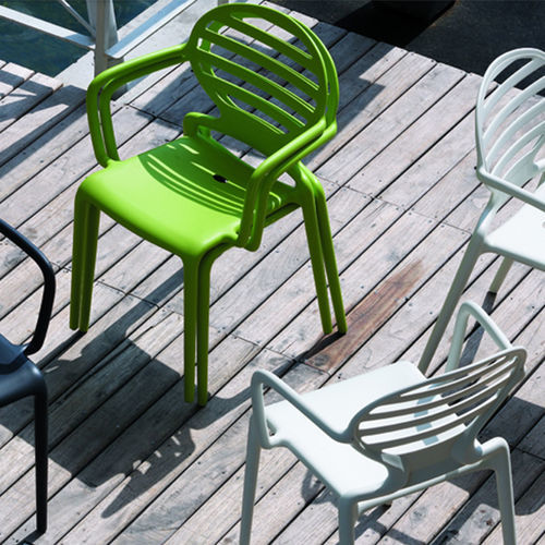 Chaise contemporaine - Cokka - SCAB GIARDINO SPA - d'extérieur / d'intérieur / en polypropylène