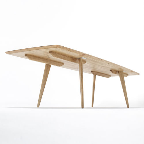 Table à manger design - FINN-PLUS - sixay furniture - en bois massif / en chêne / en noyer