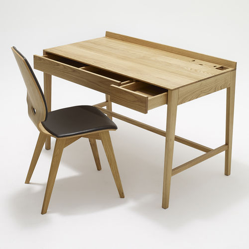 Bureau sur pied - THEO MEDIUM DESK - sixay furniture - contemporain / en chêne / en noyer