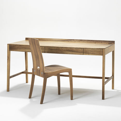 Bureau sur pied - THEO DESK PLUS - sixay furniture - contemporain / en chêne / en noyer