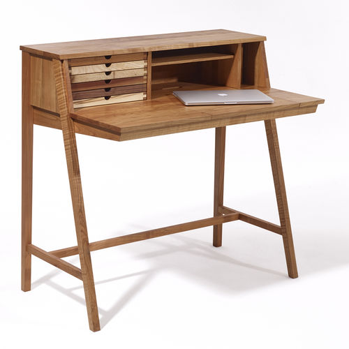 Meuble secrétaire contemporain - SIXTEMATIC BELLE - sixay furniture - en chêne / en noyer / en bois massif