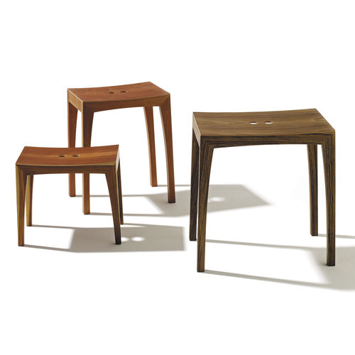 Tabouret design - OTTO3 - sixay furniture - en chêne / en bois massif / en hêtre