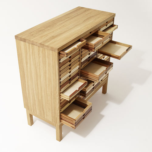 Chiffonnier contemporain - SIXTEMATIC  - sixay furniture - en chêne / en noyer / en frêne