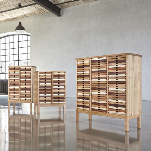 Commode haute - SIXTEMATIC HOCH - sixay furniture - contemporaine / en chêne / en noyer