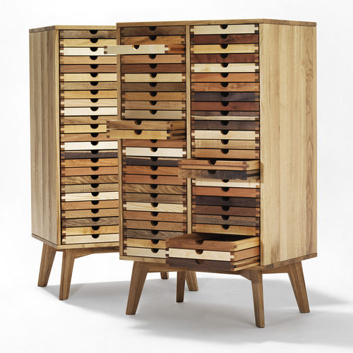 Chiffonnier contemporain - SIXTEMATIC2 - sixay furniture - en chêne / en noyer / en frêne
