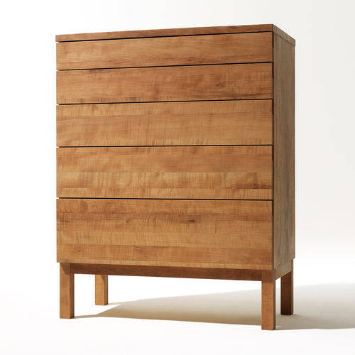 Commode contemporaine - SOLID  - sixay furniture - en chêne / en noyer / en bois massif
