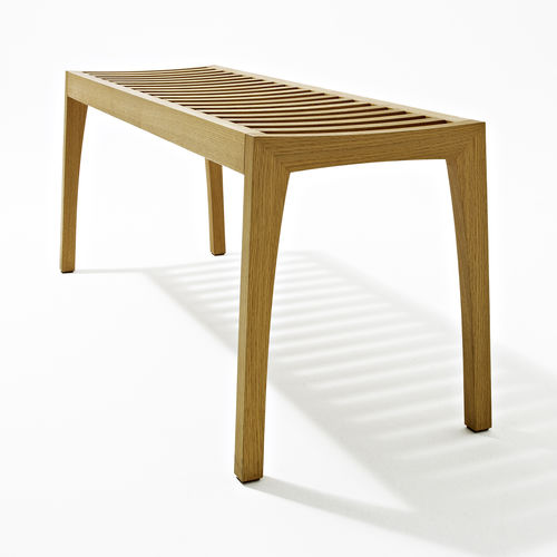 Bout de lit contemporain - ZEBRA - sixay furniture - en bois massif / en hêtre / en chêne
