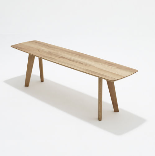 Banc contemporain - FINN - sixay furniture - en chêne / en bois massif / en hêtre