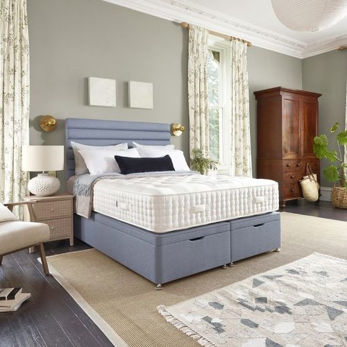 Matelas double - Peridot 13,750 - HARRISON SPINKS - à ressorts ensachés / en viscose / blanc