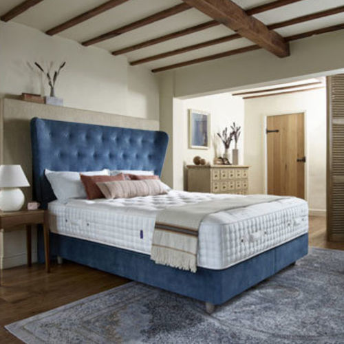 Matelas double - St Lucia 17,250 - HARRISON SPINKS - à ressorts ensachés / en viscose / blanc