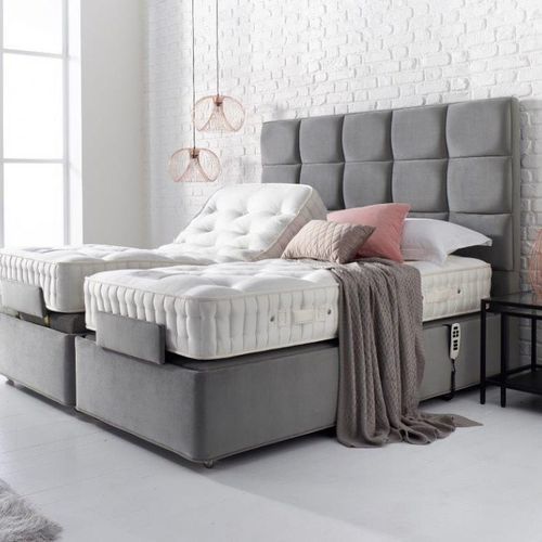 Matelas simple - LUXURY LIFESTYLE 14,000 - HARRISON SPINKS - à ressorts ensachés / blanc / souple