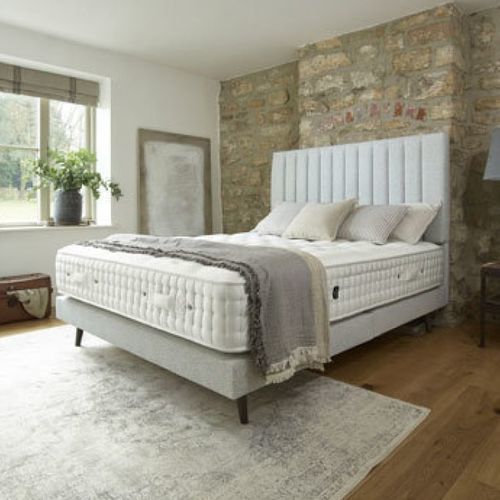 Matelas double - Lotus 20,750 - HARRISON SPINKS - à ressorts ensachés / en viscose / blanc