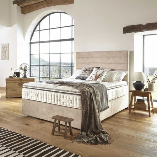 Matelas double - Canberra 8,500 - HARRISON SPINKS - en viscose / blanc / durable