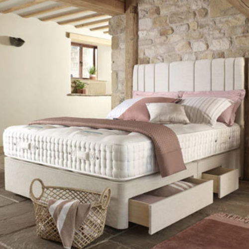 Matelas double - Hvar 16,000 - HARRISON SPINKS - en viscose / blanc / en coton