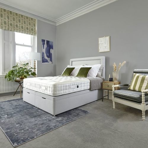 Matelas double - Citrine 4,250 - HARRISON SPINKS - à ressorts ensachés / blanc / durable