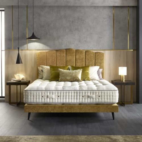 Matelas double - VIRTUS 15 000 - HARRISON SPINKS - à ressorts / blanc / en coton