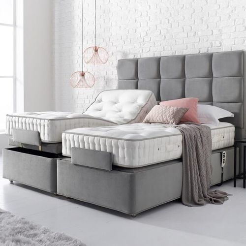 Matelas simple - LIFESTYLE 12 000 - HARRISON SPINKS - à ressorts / blanc / en coton