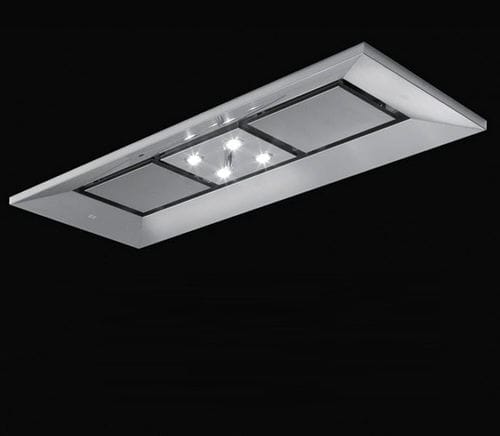 Hotte de plafond - CIELO 880 - STEEL TIME SRL - avec éclairage intégré