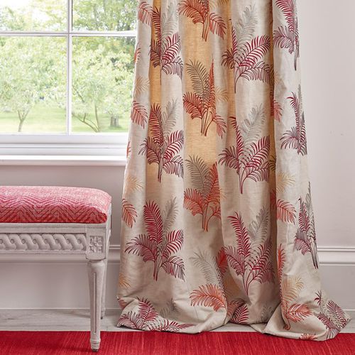 Tissu d'ameublement - EMMETT - Jane Churchill - pour rideaux / à motif nature / en coton