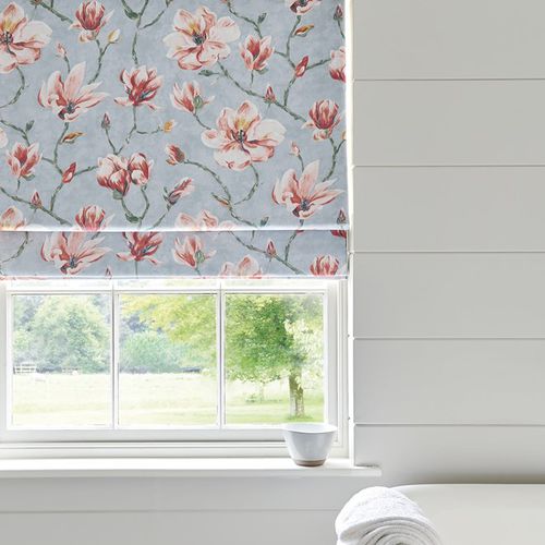 Tissu d'ameublement - YASMIN  - Jane Churchill - pour rideaux / à fleurs / en coton