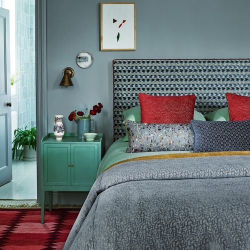 Tissu d'ameublement - CAPELLA  - Jane Churchill - pour rideaux / motif irisé / en polyester