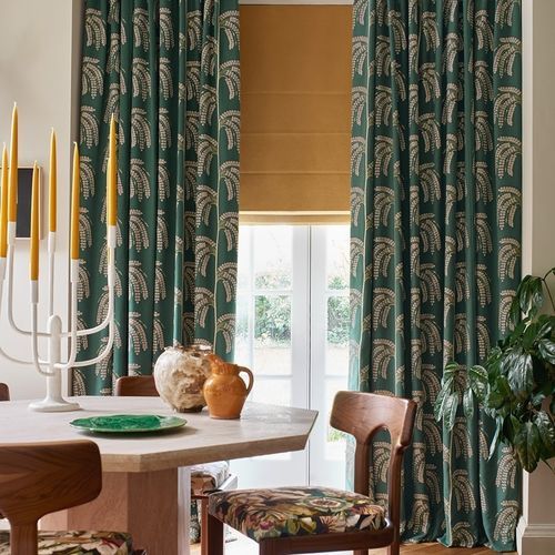 Tissu pour rideaux - HELIO  - Jane Churchill - à motif / en polyester / en coton