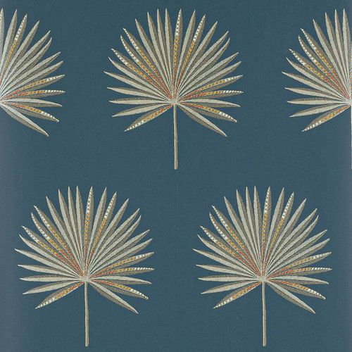 Papier peint contemporain - FORTUNEI   - Jane Churchill - à motif / aspect tissu / gris