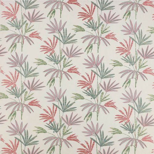 Tissu d'ameublement - BAMBOO PALM  - Jane Churchill - pour rideaux / à fleurs / en polyester