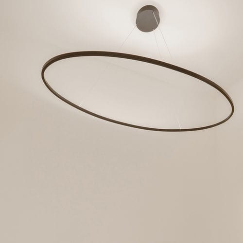 Suspension - ELLISSE MEGA - NEMO - en métal / en opale / contemporaine