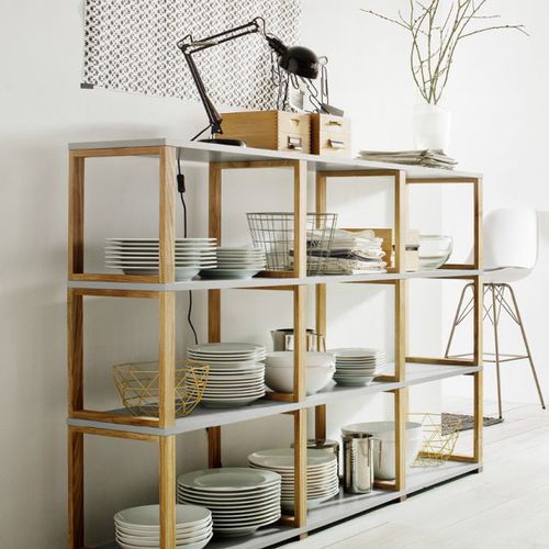 Étagère contemporaine - ART : 2333 - Tenzo AB - en bois laqué / en chêne