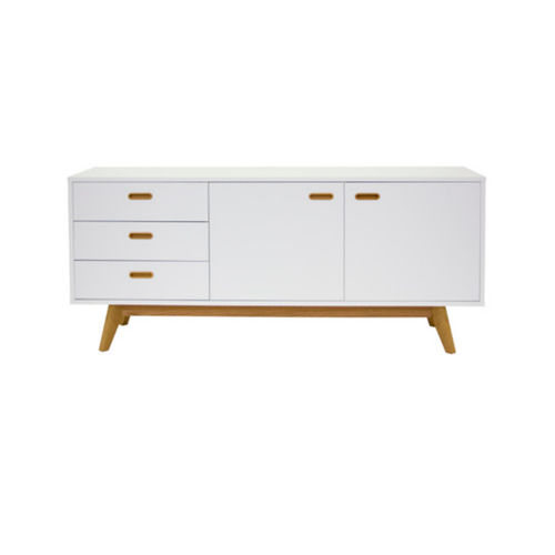 Buffet design scandinave - BESS : ART 2175 - Tenzo AB - en bois laqué / en chêne / blanc