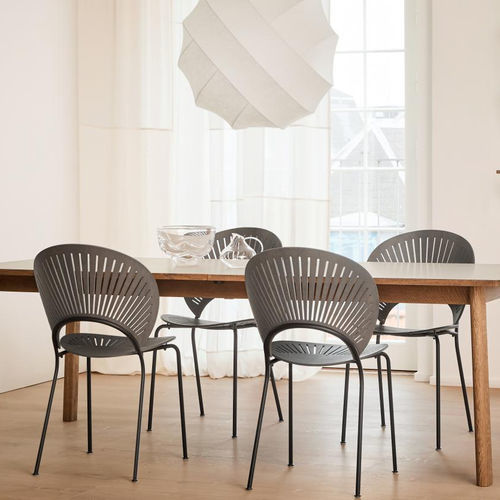 Chaise contemporaine - TRINIDAD - Fredericia Furniture - d'intérieur / en tissu / en cuir
