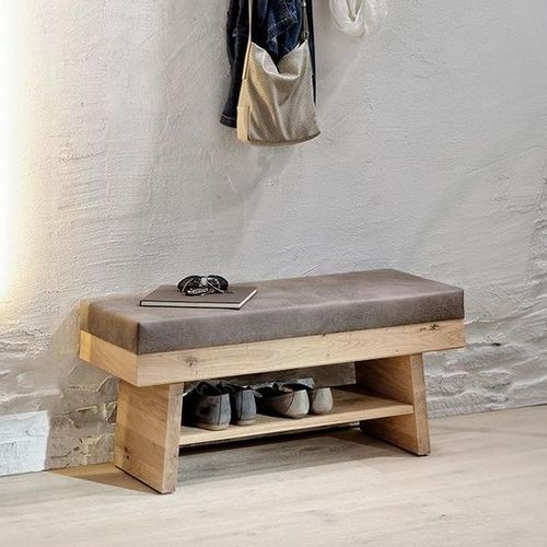 Banquette contemporaine - V-Organo - Voglauer Möbelwerk Gschwandtner & Zwilling GmbH & Co. KG - en tissu / en cuir / avec piètement en chêne