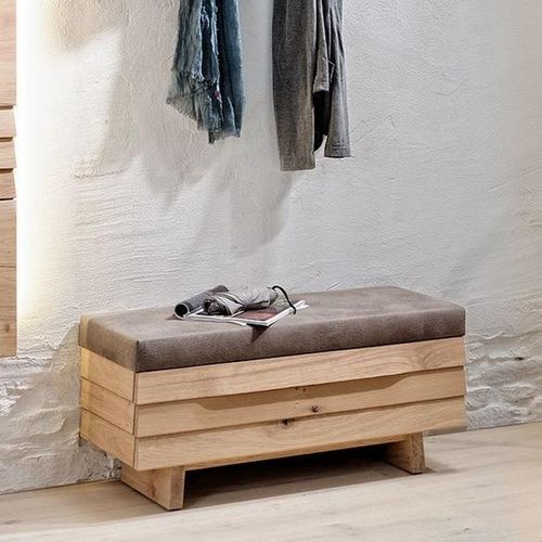 Banquette contemporaine - V-Organo - Voglauer Möbelwerk Gschwandtner & Zwilling GmbH & Co. KG - en tissu / en cuir / avec piètement en chêne