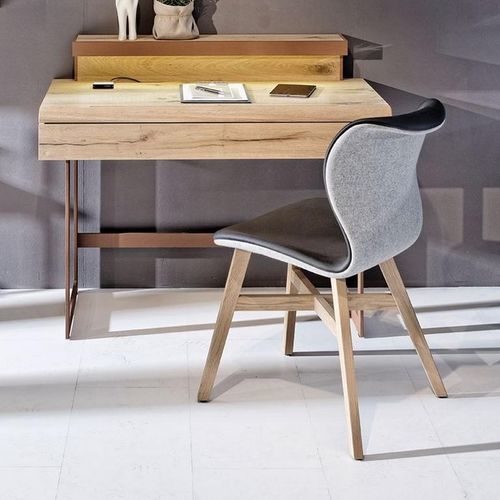 Chaise contemporaine - V-Cube - Voglauer Möbelwerk Gschwandtner & Zwilling GmbH & Co. KG - d'intérieur / en tissu / en cuir