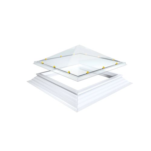 Dôme pour éclairage en verre - PYRAMID: PMMA - SKYLUX - en acrylique / courbé / pour toiture-terrasse
