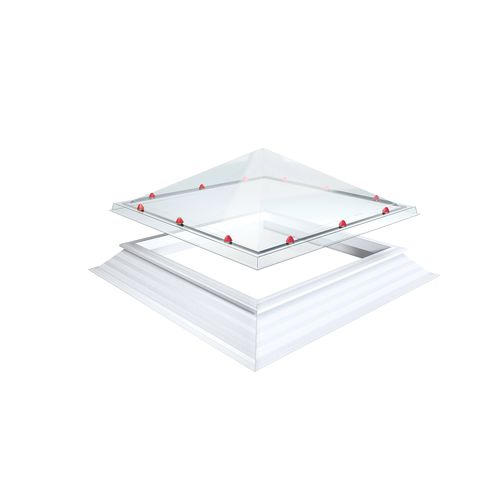Dôme pour éclairage en verre - PYRAMID: PC - SKYLUX - en polycarbonate / courbé / pour toiture-terrasse