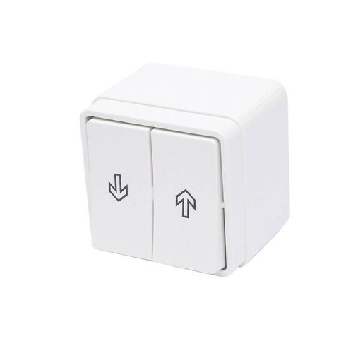 Interrupteur pour ventilation - SKYLUX - bouton poussoir / en saillie / double