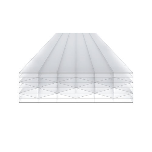 Plaque en polycarbonate alvéolaire - X11 EP - SKYLUX - de couverture / translucide / isolant