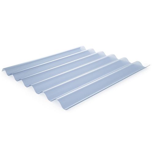Plaque de toiture en PVC - SKYLUX - translucide / ondulé / avec protection UV